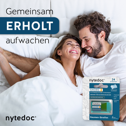 Sie sehen eine Packung nytedoc® SNORE-X® Gaumen-Streifen, Produktbild: 06 nytedoc® SNORE-X® Gaumen-Streifen, A-Nr.: 5928043 - 06