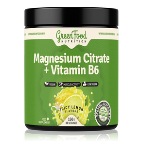 GreenFood Nutrition Magnesium Citrate + Vitamin B6 150 G Zitrone, A-Nr.: 6004588 - 01