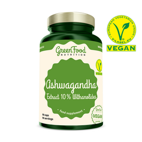 GreenFood Nutrition Ashwagandha Extrakt 10 % Withanolides 90 Kapseln, A-Nr.: 5634784 - 01