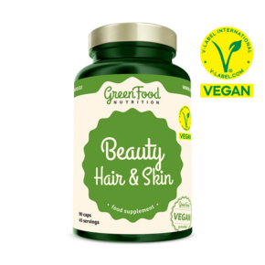 GreenFood Nutrition Beauty Hair &amp;amp; Skin 90 Kapseln, A-Nr.: 6004128 - 01