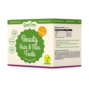 GreenFood Nutrition Beauty Hair &amp;amp; Skin Forte + Pillbox, A-Nr.: 5635039 - 01