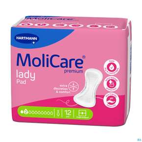 Inkontinenz Molicare Premium/lady Pad Tropfen 2 P12 12st, A-Nr.: 5933995 - 01