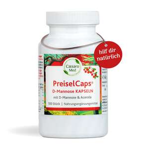 PREISEL-CAPS D-MANNOSE 100 Kapseln, A-Nr.: 5410286 - 01