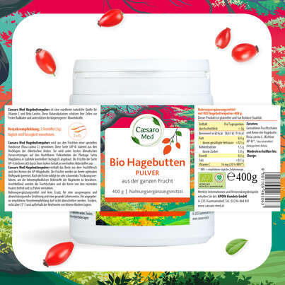 Hagebuttenpulver Caesaro Med 400 g, A-Nr.: 3148306 - 04