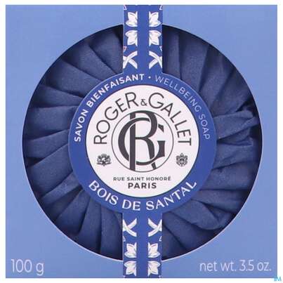 Sie sehen eine Packung Seifen Roger & Gallet Wellbeing/soap Bois De Santal 100g, Produktbild: 01 Seifen Roger & Gallet Wellbeing/soap Bois De Santal 100g, A-Nr.: 5733517 - 01