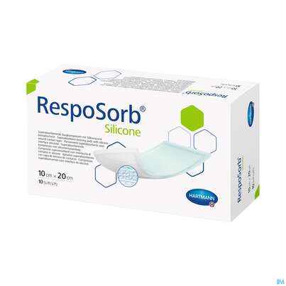 Wundauflagen Resposorb/silicone 10x20cm Alt 10st, A-Nr.: 5340887 - 03