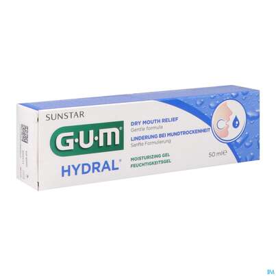 Sie sehen eine Packung Gum Pflege B.mundtrockenheit Hydral Feuchtigkeitsgel 6000 50ml, Produktbild: 03 Gum Pflege B.mundtrockenheit Hydral Feuchtigkeitsgel 6000 50ml, A-Nr.: 4335967 - 03