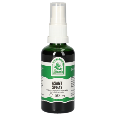 Sie sehen eine Packung ASANT SPRAY 50 ML, Produktbild: 01 ASANT SPRAY 50 ML, A-Nr.: 5182017 - 01