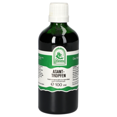 Sie sehen eine Packung ASANT TROPFEN 100 ML, Produktbild: 01 ASANT TROPFEN 100 ML, A-Nr.: 5182000 - 01