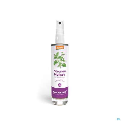Sie sehen eine Packung Taoasis Hydrolat Deutschland Demeter Zitronenmelisse 50ml, Produktbild: 01 Taoasis Hydrolat Deutschland Demeter Zitronenmelisse 50ml, A-Nr.: 5998842 - 01