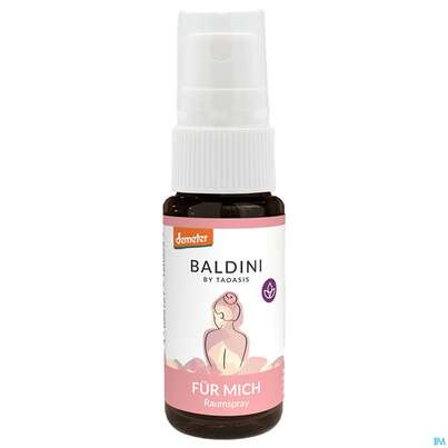 Sie sehen eine Packung Taoasis Baldini Raumspray/mini/demeter Fuer Mich 10ml, Produktbild: 01 Taoasis Baldini Raumspray/mini/demeter Fuer Mich 10ml, A-Nr.: 5998517 - 01