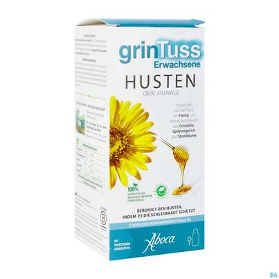 Sie sehen eine Packung Hustensaft Aboca Grintuss Erwachsene Jugendliche Ab 12jahre 210g, Produktbild: 03 Hustensaft Aboca Grintuss Erwachsene Jugendliche Ab 12jahre 210g, A-Nr.: 5616993 - 03