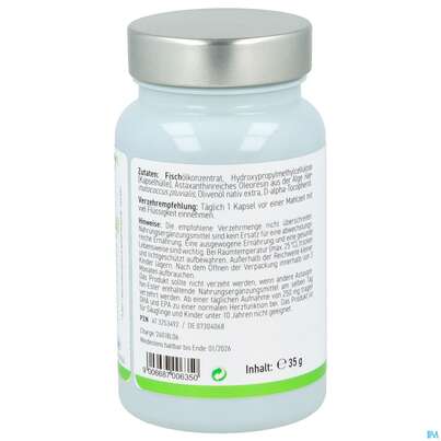 Astaxanthin Plus Omega 3 Licaps Melasan 60st, A-Nr.: 3253492 - 04