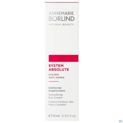 Sie sehen eine Packung Boerlind System/absolute Glaettende Augencreme 60471 15ml, Produktbild: 03 Boerlind System/absolute Glaettende Augencreme 60471 15ml, A-Nr.: 4175771 - 03