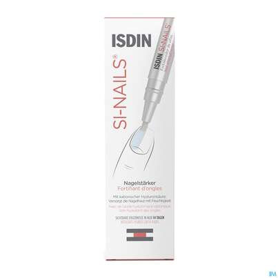 Sie sehen eine Packung Nagel Staerker Isdin Si-nails 2,5ml, Produktbild: 01 Nagel Staerker Isdin Si-nails 2,5ml, A-Nr.: 5130032 - 01
