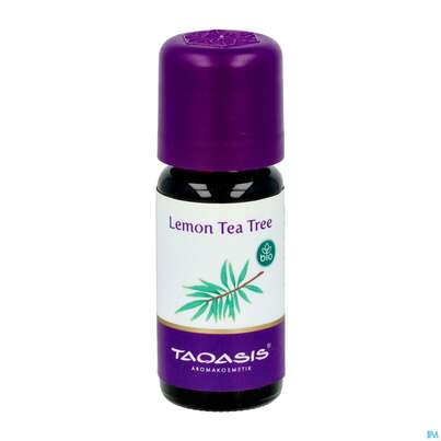 Sie sehen eine Packung Aetherische Oele Taoasis Bio Lemon Tea Tree 10ml, Produktbild: 01 Aetherische Oele Taoasis Bio Lemon Tea Tree 10ml, A-Nr.: 4052778 - 01