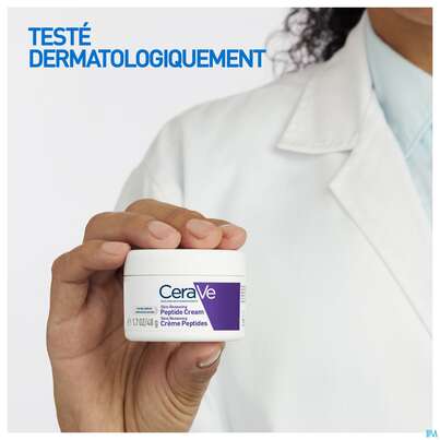 Sie sehen eine Packung Cerave Skin Renewing Peptide Cr 48ml, Produktbild: 12 Cerave Skin Renewing Peptide Cr 48ml, A-Nr.: 5985696 - 12