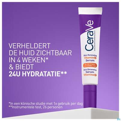 Sie sehen eine Packung Cerave Skin Renewing Vitamin C Serum 30ml, Produktbild: 09 Cerave Skin Renewing Vitamin C Serum 30ml, A-Nr.: 5985710 - 09