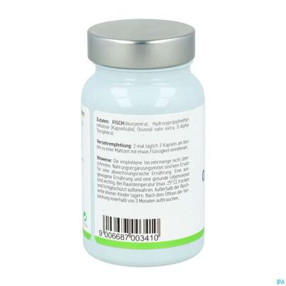 Omega -3 Fischoel Kapseln Melasan 500mg 60st, A-Nr.: 2796173 - 06