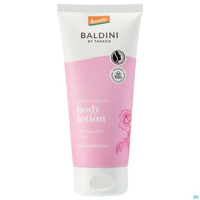 Sie sehen eine Packung Taoasis Baldini Bodylotion Demeter Rose 200ml, Produktbild: 02 Taoasis Baldini Bodylotion Demeter Rose 200ml, A-Nr.: 5997699 - 02