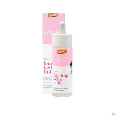 Sie sehen eine Packung Taoasis Baldini Rosen Feuchtigkeitsfluid Demeter 30ml, Produktbild: 02 Taoasis Baldini Rosen Feuchtigkeitsfluid Demeter 30ml, A-Nr.: 5995950 - 02