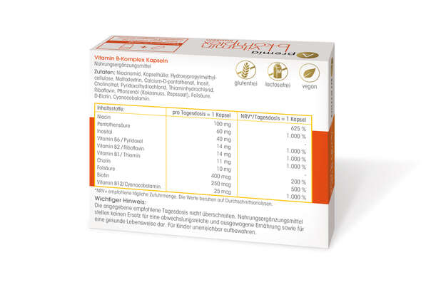 Apremia Vitamin B-Komplex Kapseln, A-Nr.: 4181688 - 02