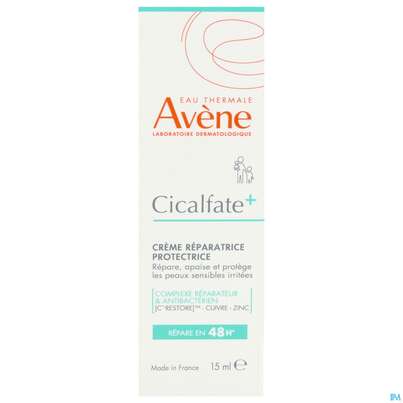 Sie sehen eine Packung Avène Cicalfate+ Akutpflege-creme 15ml, Produktbild: 09 Avène Cicalfate+ Akutpflege-creme 15ml, A-Nr.: 5185435 - 09