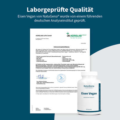 NatuGena Eisen Vegan Kapseln, A-Nr.: 5178228 - 08