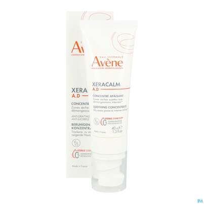 Sie sehen eine Packung Avene Xeracalm/a.d Beruhigendes Konzentrat 40ml, Produktbild: 12 Avene Xeracalm/a.d Beruhigendes Konzentrat 40ml, A-Nr.: 5961388 - 12