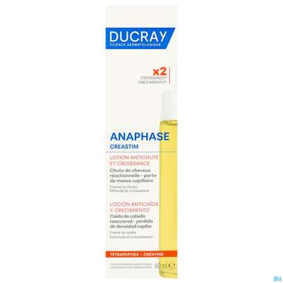Sie sehen eine Packung Ducray Creastim Anti Haarausfall Intensivlotion Reactiv Neu 60ml, Produktbild: 08 Ducray Creastim Anti Haarausfall Intensivlotion Reactiv Neu 60ml, A-Nr.: 5693456 - 08