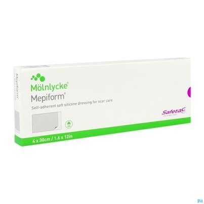 Wundverband Mepiform Silikonverband Selbsthaftend 4x 30cm 1st, A-Nr.: 2302604 - 04