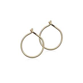 Blomdahl Ohrring Gold Titan 14mm, A-Nr.: 6019880 - 01