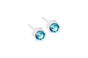 Blomdahl Ohrstecker Bezel Aquamarine, A-Nr.: 6036720 - 01