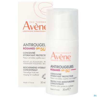 Sie sehen eine Packung Avene Antirougers Rosamed Spf50+ Anti- Roetung Konz Protect 30ml, Produktbild: 12 Avene Antirougers Rosamed Spf50+ Anti- Roetung Konz Protect 30ml, A-Nr.: 5920461 - 12