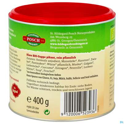 Sie sehen eine Packung Biofit Hild Suppe Pikant 400g, Produktbild: 07 Biofit Hild Suppe Pikant 400g, A-Nr.: 1623849 - 07