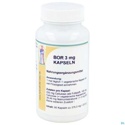 Bor Kapseln 3mg Reinhildis 90st, A-Nr.: 5812493 - 02