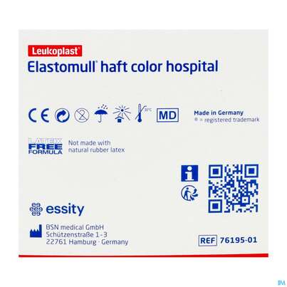 Sie sehen eine Packung Elastische Binden Elastomull/haft/color Blau 20mx 8cm 1st, Produktbild: 03 Elastische Binden Elastomull/haft/color Blau 20mx 8cm 1st, A-Nr.: 5450481 - 03