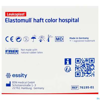 Sie sehen eine Packung Elastische Binden Elastomull/haft/color Blau 20mx 8cm 1st, Produktbild: 04 Elastische Binden Elastomull/haft/color Blau 20mx 8cm 1st, A-Nr.: 5450481 - 04