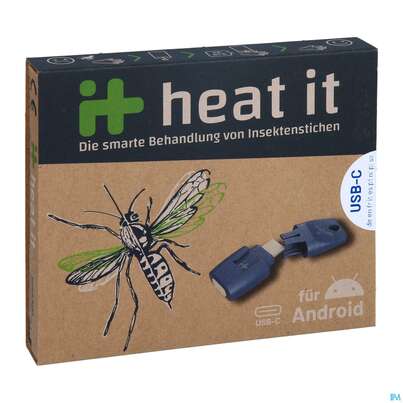 Sie sehen eine Packung Heat It Classic Usb-c Insektenstichbehandlung Hyperthermiegeraet Usb-c Inkl.iphone15 1st, Produktbild: 03 Heat It Classic Usb-c Insektenstichbehandlung Hyperthermiegeraet Usb-c Inkl.iphone15 1st, A-Nr.: 5613931 - 03