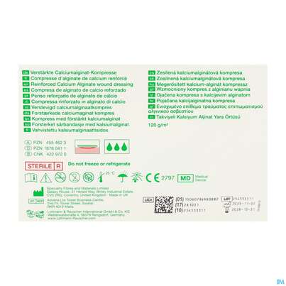 Sie sehen eine Packung Kompressen Suprasorb A Pro 5x 5cm 33932 10st, Produktbild: 04 Kompressen Suprasorb A Pro 5x 5cm 33932 10st, A-Nr.: 4554623 - 04