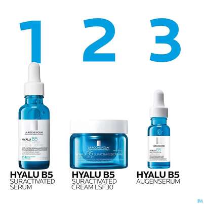 Sie sehen eine Packung La Roche Posay Hyalu B5 Gesicht Antifalten Creme Lsf30 50ml, Produktbild: 01 La Roche Posay Hyalu B5 Gesicht Antifalten Creme Lsf30 50ml, A-Nr.: 5976734 - 01