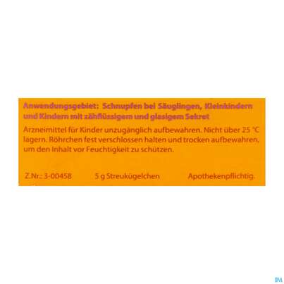 Sie sehen eine Packung Osanit Schnupfenkuegelchen 5g, Produktbild: 06 Osanit Schnupfenkuegelchen 5g, A-Nr.: 6054416 - 06