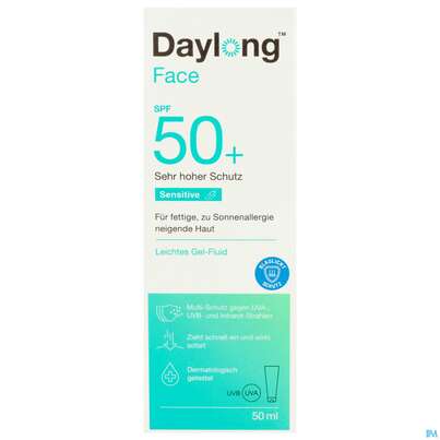 Sonnenprodukte Daylong/sensitive Face Gel-fluid Spf50+ 50ml, A-Nr.: 5688171 - 01