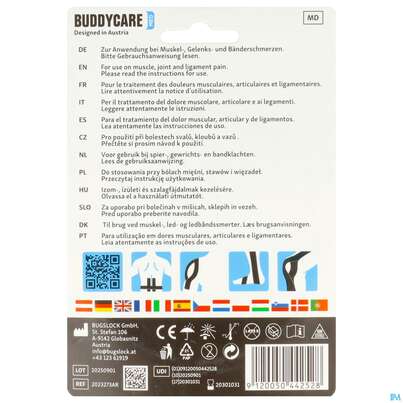 Sie sehen eine Packung Tape Buddycare/med Kinesiologie Latexfrei 5cmx 5m Schwarz 1st, Produktbild: 03 Tape Buddycare/med Kinesiologie Latexfrei 5cmx 5m Schwarz 1st, A-Nr.: 5845038 - 03