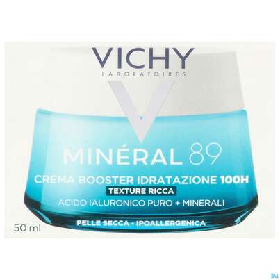 Sie sehen eine Packung Vichy Mineral 89 Creme Mit Duftstoffe Reichhaltig 50ml, Produktbild: 04 Vichy Mineral 89 Creme Mit Duftstoffe Reichhaltig 50ml, A-Nr.: 5670828 - 04