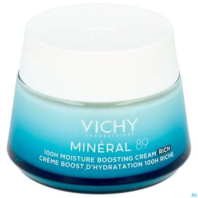 Sie sehen eine Packung Vichy Mineral 89 Creme Mit Duftstoffe Reichhaltig 50ml, Produktbild: 11 Vichy Mineral 89 Creme Mit Duftstoffe Reichhaltig 50ml, A-Nr.: 5670828 - 11