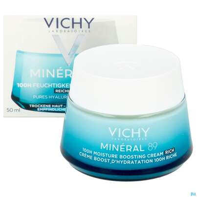 Sie sehen eine Packung Vichy Mineral 89 Creme Mit Duftstoffe Reichhaltig 50ml, Produktbild: 13 Vichy Mineral 89 Creme Mit Duftstoffe Reichhaltig 50ml, A-Nr.: 5670828 - 13