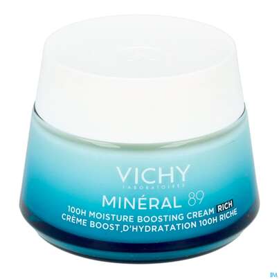 Sie sehen eine Packung Vichy Mineral 89 Creme Mit Duftstoffe Reichhaltig 50ml, Produktbild: 14 Vichy Mineral 89 Creme Mit Duftstoffe Reichhaltig 50ml, A-Nr.: 5670828 - 14