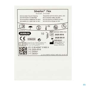 Wundauflagen Silverlon Flex Dressing 5x 5cm Wcd22-nps-flx 10st, A-Nr.: 5355883 - 01