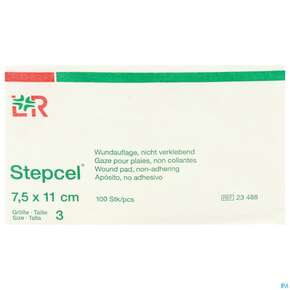 Wundauflagen Stepcel/gazelin Unsteril Gr 3 100st, A-Nr.: 0986610 - 01
